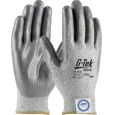 Protective Industrial Products 19-D350 Seamless Knit Dyneema® Diamond Blended Glove with Nitrile Coated Foam Grip on Palm & Fingers