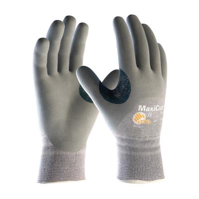 Protective Industrial Products 19-D475 Seamless Knit Dyneema® / Engineered Yarns Glove with Nitrile Coated Foam Grip on Palm, Fingers & Knuckles