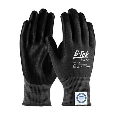 Protective Industrial Products 19-D534B Seamless Knit Dyneema® Diamond Blended Glove with Nitrile Coated Foam Grip on Palm & Fingers - Touchscreen Compatible