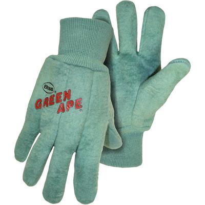 Protective Industrial Products 1BC0313 Premium Grade Cotton Chore Glove with Double Layer Palm/Back and Nap-out Finish - Knitwrist