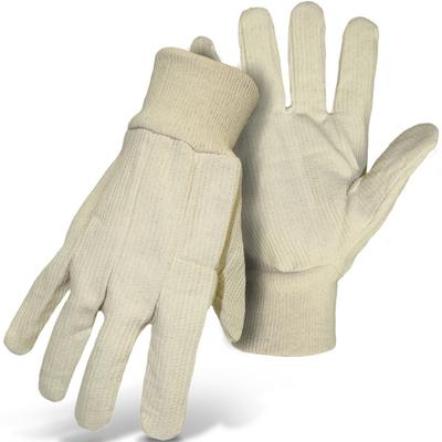 Protective Industrial Products 1BC15011 Premium Grade Cotton Canvas Single Palm Glove - Knitwrist