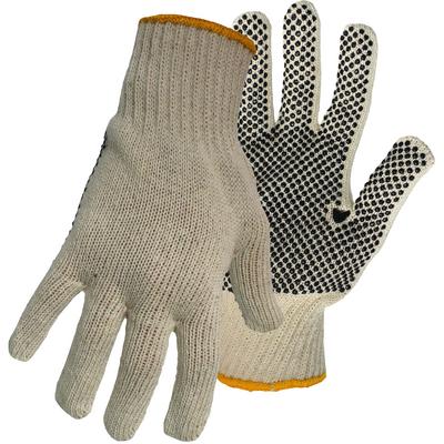 Protective Industrial Products 1JP5521 Medium Weight Seamless Knit Cotton/Polyester Glove with PVC Dotted Grip