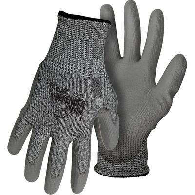 Protective Industrial Products 1PU7000 Seamless Knit HPPE Blended Glove with Polyurethane Coated Smooth Grip on Palm & Fingers