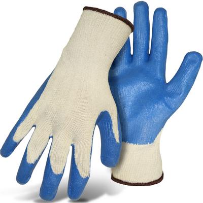 Protective Industrial Products 1SR8428 Seamless Knit Cotton/Polyester Glove with Textured Latex Grip - Light Weight