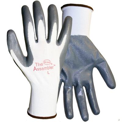 Protective Industrial Products 1UH7800 Seamless Knit Nylon Glove with Smooth Nitrile Grip - Medium Weight