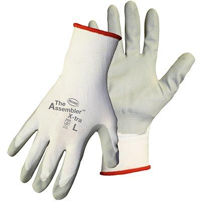 Protective Industrial Products 1UH7805 Seamless Knit Blended Glove with Foam Nitrile Grip - Medium Weight