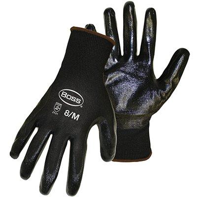 Protective Industrial Products 1UH7810 Seamless Knit Nylon Glove with Smooth Nitirle Coating on Palm & Fingertips