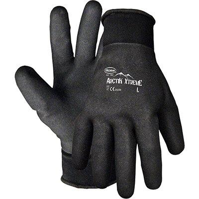 Protective Industrial Products 1UH7841 Seamless Knit Polyester Glove with Acrylic Lining and Sandy Nitrile Grip on Full Hand