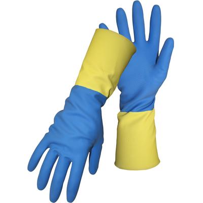 Protective Industrial Products 1UN0055 Unsupported Neoprene/Latex, Flock Lined with Raised Diamond Grip -21 Mil