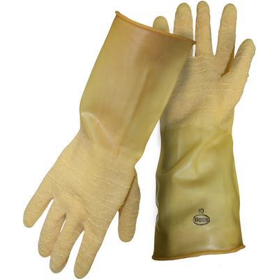 Protective Industrial Products 1UR1115 Unsupported Latex, Unlined with Crinkle Grip - 18 Mil