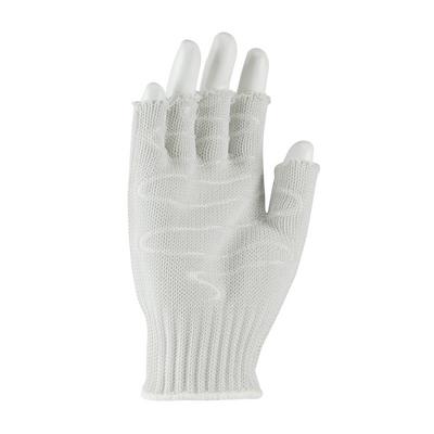 Protective Industrial Products 22-615 Seamless Knit PolyKor® Blended Antimicrobial Glove with Silagrip Coating on Palm - Half-Finger