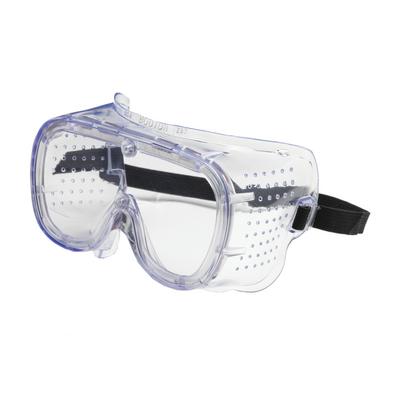 Protective Industrial Products 248-5090-400B Direct Vent Goggle with Clear Blue Body, Clear Lens and Anti-Scratch / Anti-Fog Coating