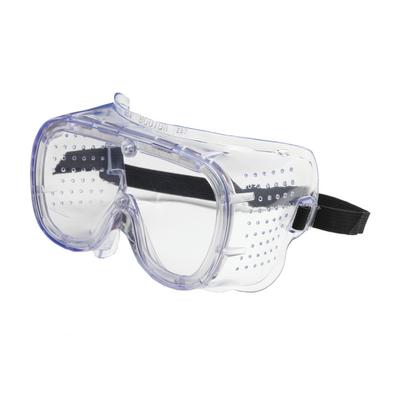 Protective Industrial Products 248-5090-300B Direct Vent Goggle with Clear Blue Body, Clear Lens and Anti-Scratch Coating