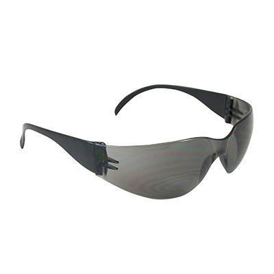 Protective Industrial Products 250-01-0001 Rimless Safety Glasses with Black Temple, Gray Lens and Anti-Scratch Coating