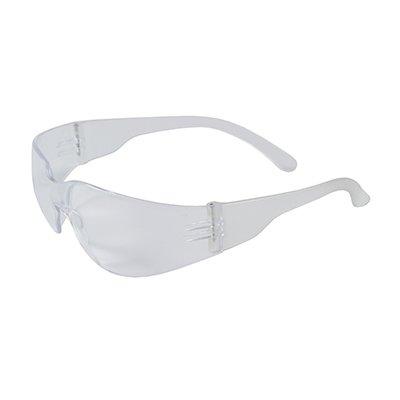 Protective Industrial Products 250-00-0900 Rimless Safety Glasses with Clear Temple, Clear Lens and Anti-Scratch Coating