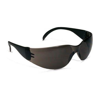 Protective Industrial Products 250-01-0021 Rimless Safety Glasses with Black Temple, Gray Lens and Anti-Scratch / Anti-Fog Coating