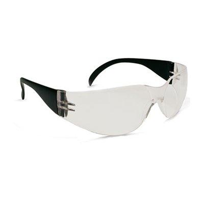 Protective Industrial Products 250-01-0080 Rimless Safety Glasses with Black Temple and Clear Lens