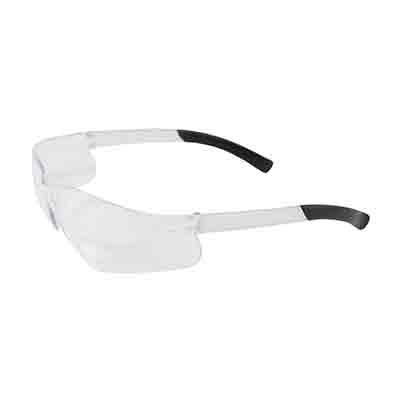 Protective Industrial Products 250-06-0080 Rimless Safety Glasses with Clear Temple and Clear Lens