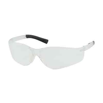 Protective Industrial Products 250-08-0000 Rimless Safety Glasses with Clear Temple, Clear Lens and Anti-Scratch Coating