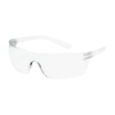 Protective Industrial Products 250-14-0009 Rimless Safety Glasses with Amber Temple, Amber Lens and Anti-Scratch Coating