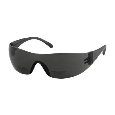 Protective Industrial Products 250-27-0130 Rimless Safety Readers with Gray Temple, Gray Lens and Anti-Scratch Coating - +3.00 Diopter