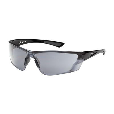 Protective Industrial Products 250-32-0551 Rimless Safety Glasses with Gloss Black Temple, Light Gray Lens and FogLess® 3Sixty™ Coating