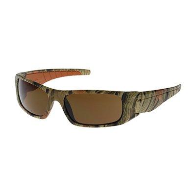 Protective Industrial Products 250-53-1024 Full Frame Safety Glasses with Camouflage Frame, Brown Lens and Anti-Scratch / Anti-Fog Coating