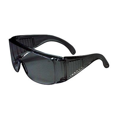 Protective Industrial Products 250-99-0901 OTG Rimless Safety Glasses with Gray Temple, Gray Lens and Anti-Scratch Coating