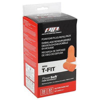 Protective Industrial Products 267-HPF510-1 T-Shape Disposable Soft Polyurethane Foam Ear Plugs - Dispenser Refill Pack