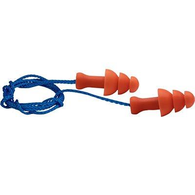 Protective Industrial Products 267-HPR330C Small Reusable TPR Corded Ear Plugs - NRR 25