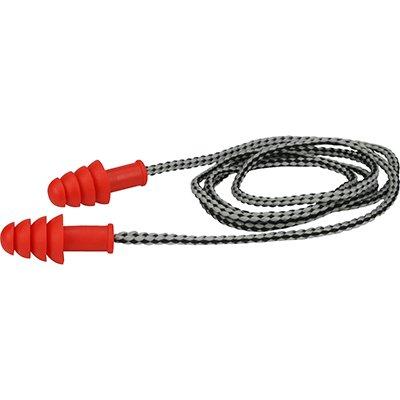 Protective Industrial Products 267-HPR410C Reusable TPR Corded Ear Plugs - NRR 27