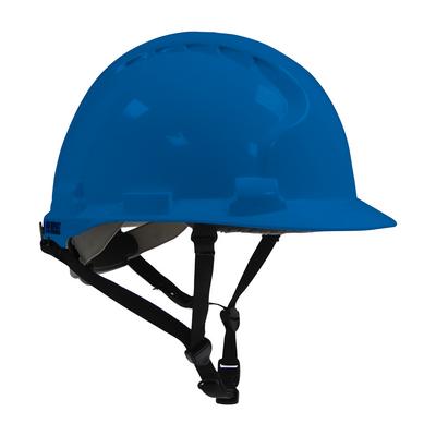 Protective Industrial Products 280-AHS240 Type II Linesman Hard Hat with HDPE Shell, EPS Impact Liner, Polyester Suspension, Wheel Ratchet Adjustment and 4-Point Chin Strap
