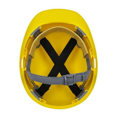 Protective Industrial Products 280-CS4200 Cap Style Hard Hat with HDPE Shell, 4-Point Polyester Suspension and Slip Ratchet Adjustment