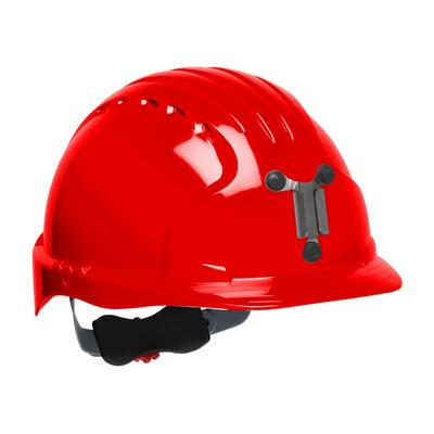 Protective Industrial Products 280-EV6151M Standard Brim Mining Hard Hat with HDPE Shell, 6-Point Polyester Suspension and Wheel Ratchet Adjustment