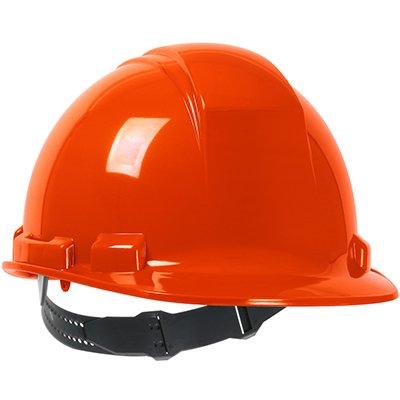 Protective Industrial Products 280-HP241 Cap Style Hard Hat with HDPE Shell, 4-Point Textile Suspension and Pin-Lock Adjustment