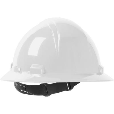 Protective Industrial Products 280-HP641 Full Brim Hard Hat with HDPE Shell, 4-Point Textile Suspension and Pin-Lock Adjustment