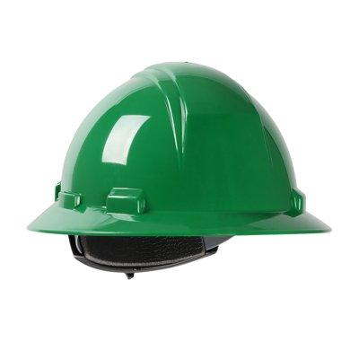 Protective Industrial Products 280-HP641R Full Brim Hard Hat with HDPE Shell, 4-Point Textile Suspension and Wheel Ratchet Adjustment