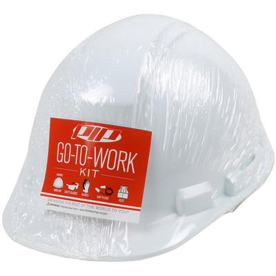Protective Industrial Products 289-GTW-HP241 Pre-Packed PPE Kit, HP241 Hat, Safety Eyewear, Earplugs, Gloves and Vest