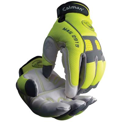 Protective Industrial Products 2919 Multi-Activity Glove with Goat Grain Padded Palm and Hi-Vis AirMesh™ Back - Heatrac® III Insulation