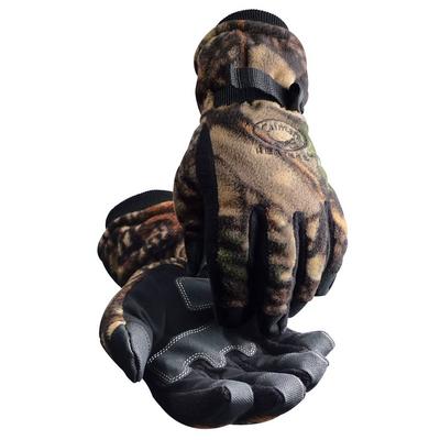 Protective Industrial Products 2992 Synthetic Leather Patch Palm Glove with Camouflage Fleece Back - Heatrac Insulation