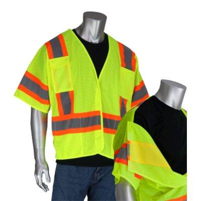 Protective Industrial Products 303-5PMTT ANSI Type R Class 3 Two-Tone Breakaway Vest