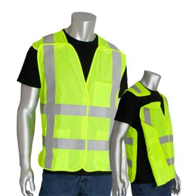 Protective Industrial Products 305-5PVFR ANSI Type R Class 2 FR Treated Solid Breakaway Vest