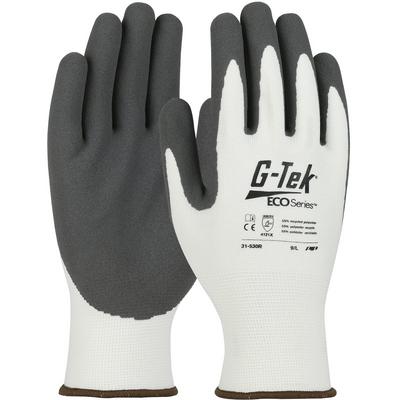 Protective Industrial Products 31-530R Seamless Knit Recycled Yarn / Spandex Blended Glove with Nitrile Coated MicroSurface Grip on Palm & Fingers