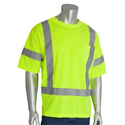 Protective Industrial Products 313-1400 ANSI Type R Class 3 and CAN/CSA Z96 X-Back Short Sleeve T-Shirt