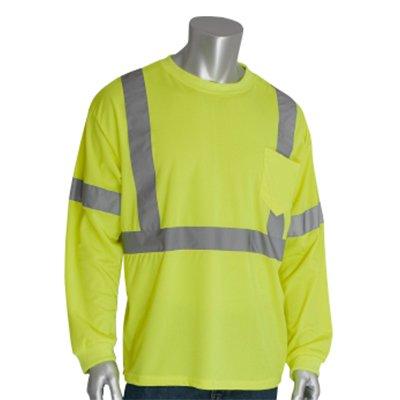 Protective Industrial Products 315-1350FR ANSI Type R Class 3 AR / FR Crew Neck Long Sleeve T-Shirt