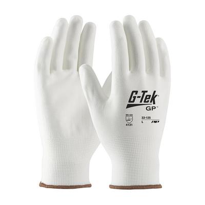 Protective Industrial Products 33-125V Seamless Knit Nylon Glove with Polyurethane Coated Flat Grip on Palm & Fingers - Vend-Ready