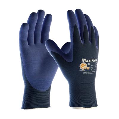 Protective Industrial Products 34-274 Ultra Light Weight Seamless Knit Nylon Glove with Nitrile Coated MicroFoam Grip on Palm & Fingers