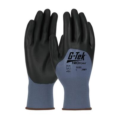 Protective Industrial Products 34-603 Seamless Nylon Glove with NeoFoam® Coated Palm, Fingers & Knuckles - Touchscreen Compatible