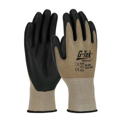 Protective Industrial Products 34-605 Seamless Nylon Glove with NeoFoam® Coated Palm & Fingers - Touchscreen Compatible