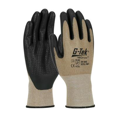 Protective Industrial Products 34-645 Seamless Nylon Glove with NeoFoam® Coated Palm & Fingers and Micro Dot Palm - Touchscreen Compatible